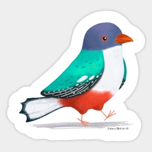 Cuban Trogon Sticker